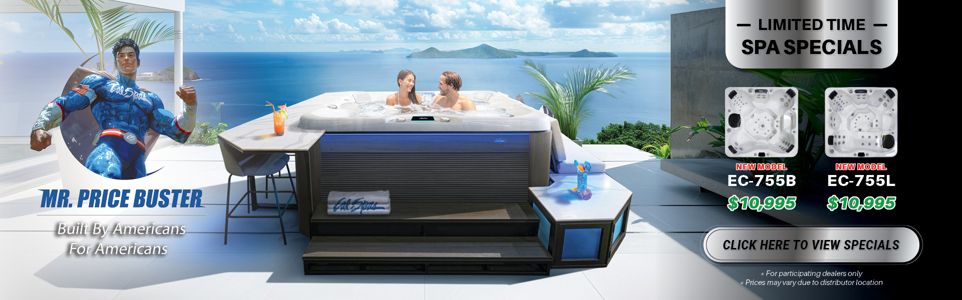 Calspas hot tub being used in a family setting - Nashua